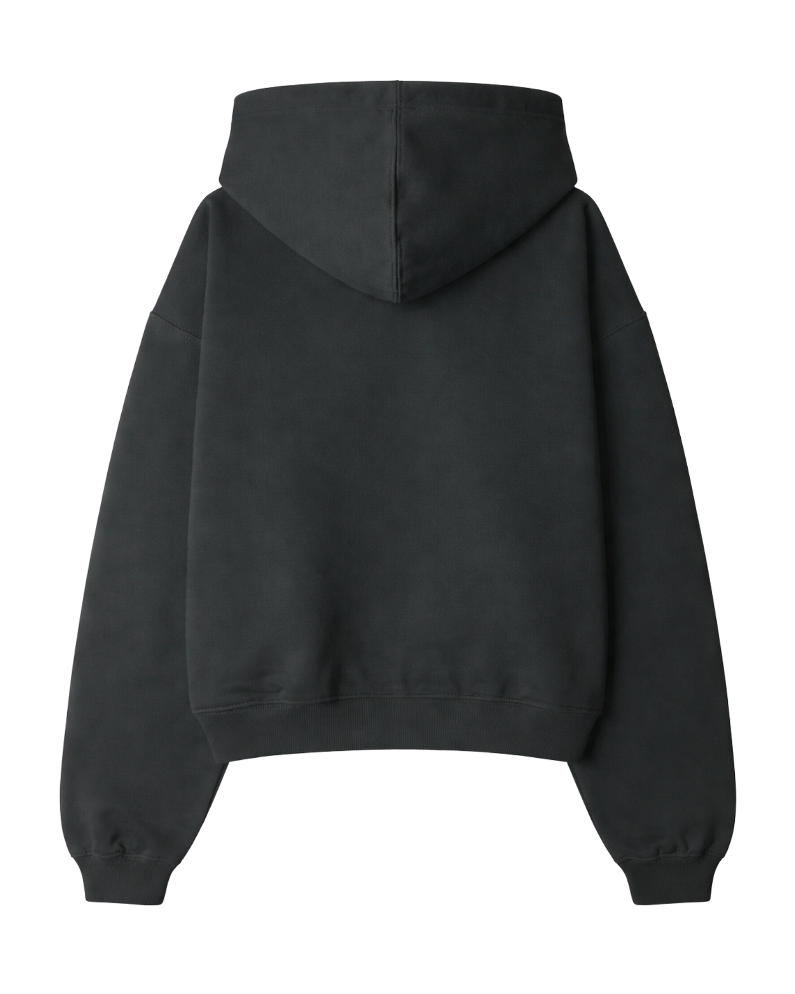 'Washed Black' NEPO Cropped Oversized Hoodie (Member Only)