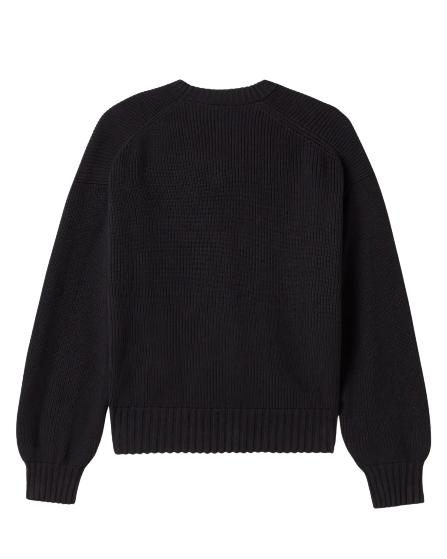 'Jet Black' Essential Knit Sweater