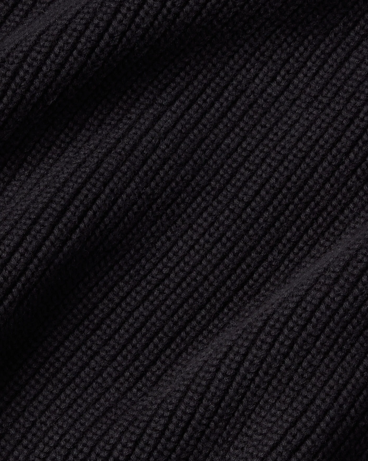 'Jet Black' Essential Knit Sweater
